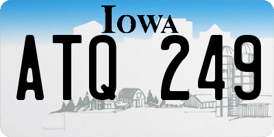IA license plate ATQ249