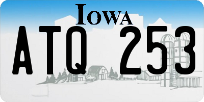 IA license plate ATQ253