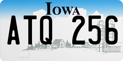 IA license plate ATQ256