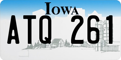 IA license plate ATQ261