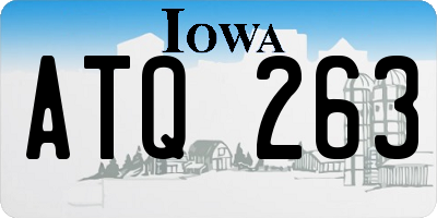 IA license plate ATQ263