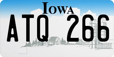 IA license plate ATQ266