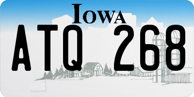 IA license plate ATQ268