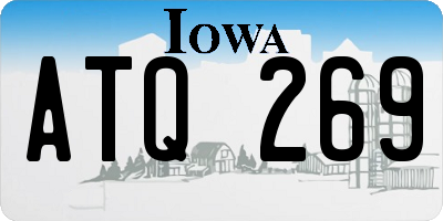 IA license plate ATQ269