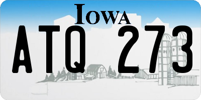 IA license plate ATQ273
