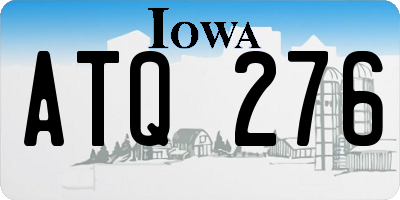 IA license plate ATQ276