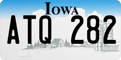 IA license plate ATQ282