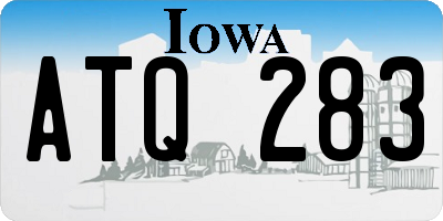 IA license plate ATQ283