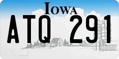 IA license plate ATQ291