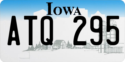 IA license plate ATQ295