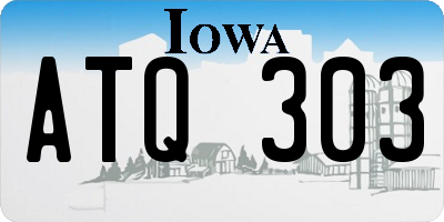 IA license plate ATQ303