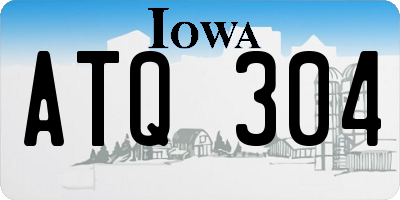IA license plate ATQ304