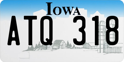 IA license plate ATQ318