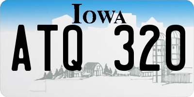 IA license plate ATQ320