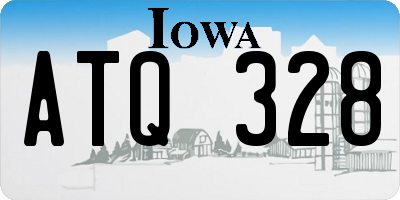 IA license plate ATQ328