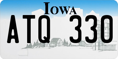 IA license plate ATQ330
