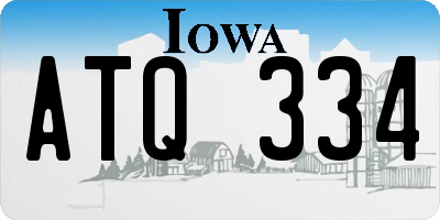 IA license plate ATQ334