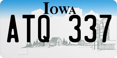 IA license plate ATQ337