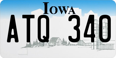 IA license plate ATQ340