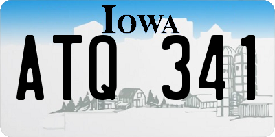 IA license plate ATQ341