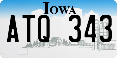 IA license plate ATQ343