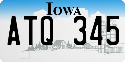IA license plate ATQ345