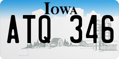 IA license plate ATQ346