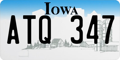 IA license plate ATQ347