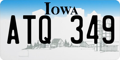 IA license plate ATQ349