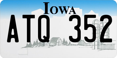 IA license plate ATQ352