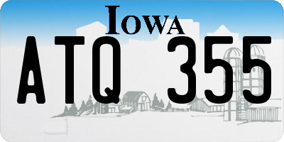 IA license plate ATQ355