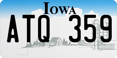 IA license plate ATQ359