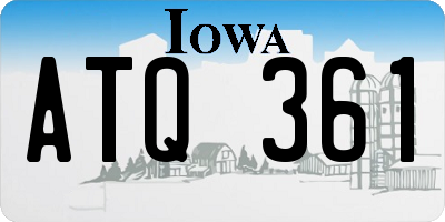 IA license plate ATQ361