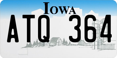 IA license plate ATQ364
