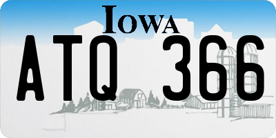IA license plate ATQ366