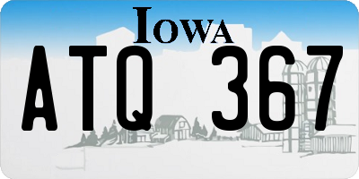 IA license plate ATQ367