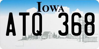 IA license plate ATQ368