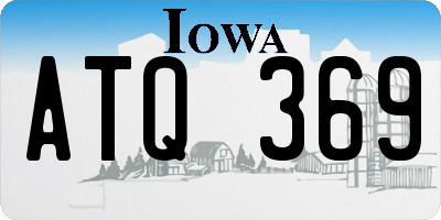 IA license plate ATQ369