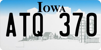 IA license plate ATQ370