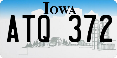IA license plate ATQ372