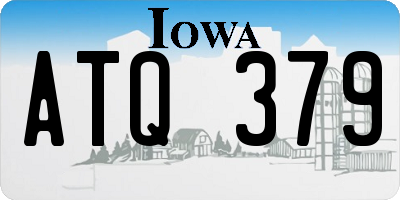 IA license plate ATQ379
