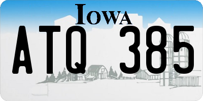 IA license plate ATQ385
