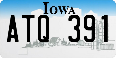 IA license plate ATQ391