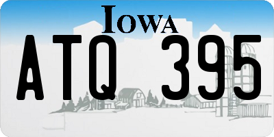 IA license plate ATQ395