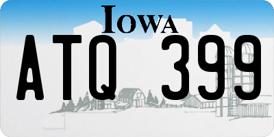 IA license plate ATQ399