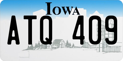 IA license plate ATQ409