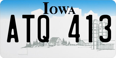 IA license plate ATQ413