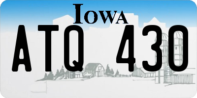 IA license plate ATQ430