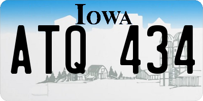 IA license plate ATQ434