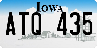 IA license plate ATQ435